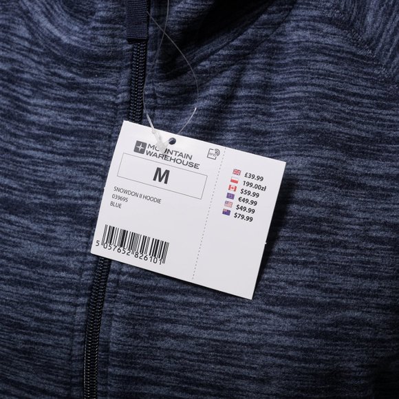 NWT 'Snowdon 2 Hoodie' - zip front jacket with hood - M - Picture 3 of 7